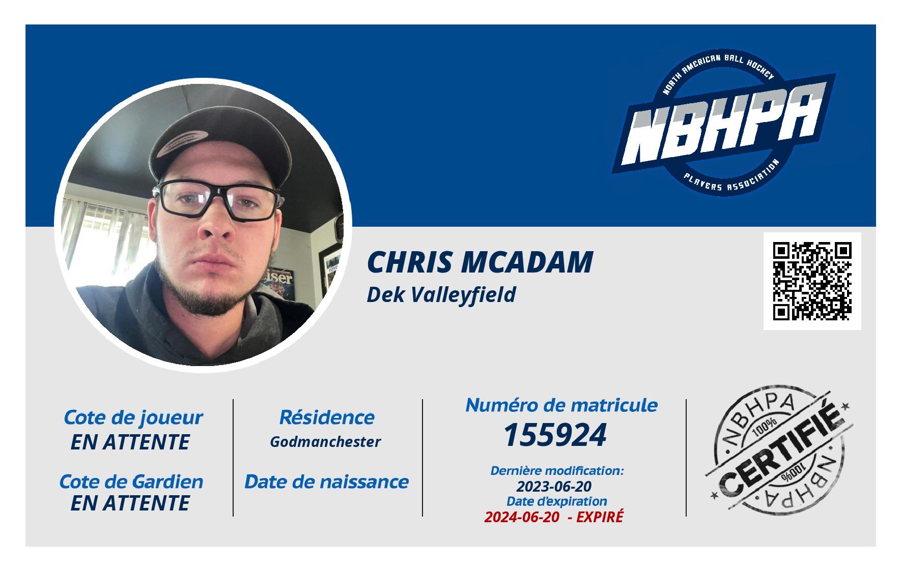 Chris Mcadam