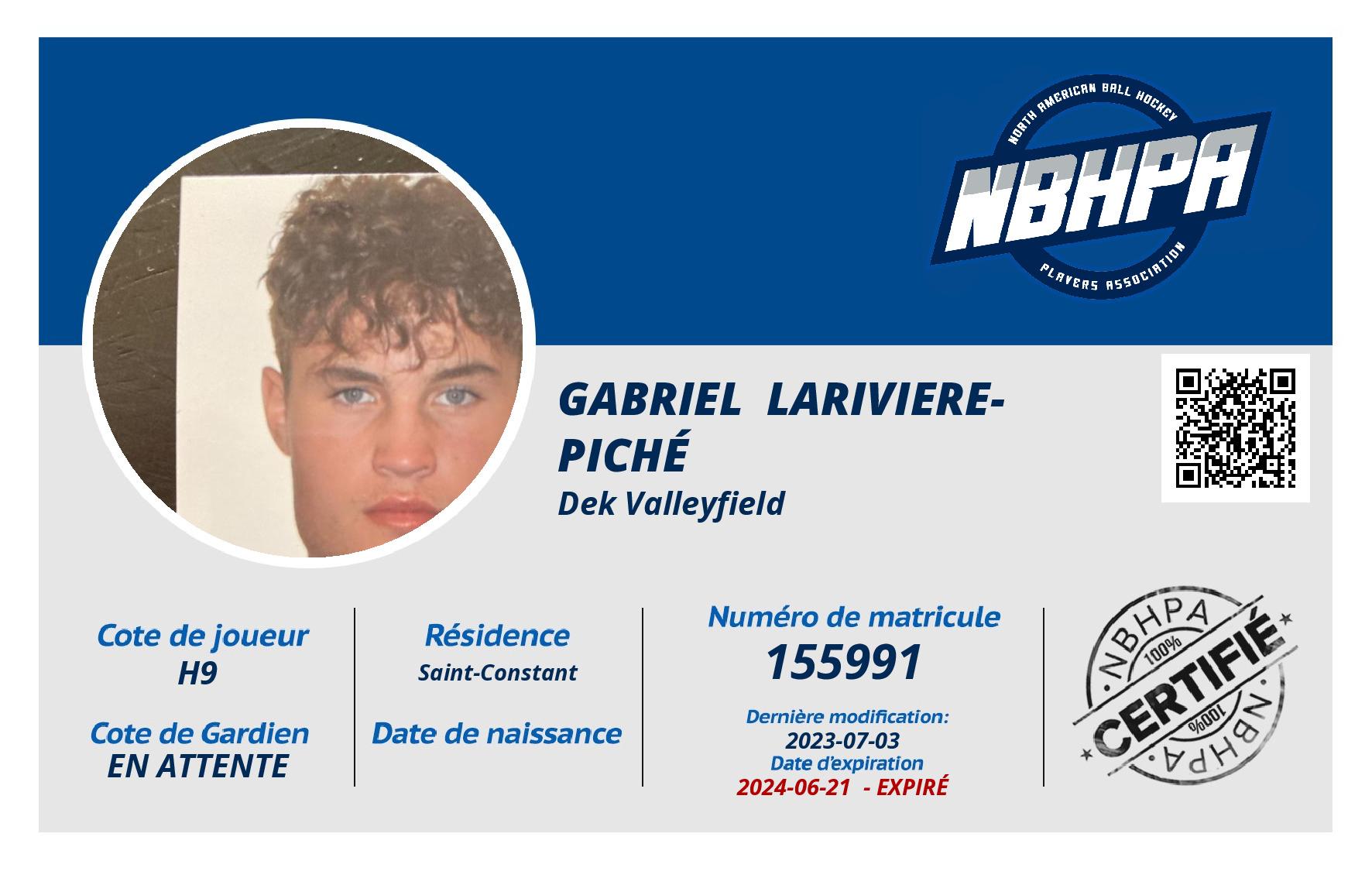 Gabriel  Lariviere-Piché