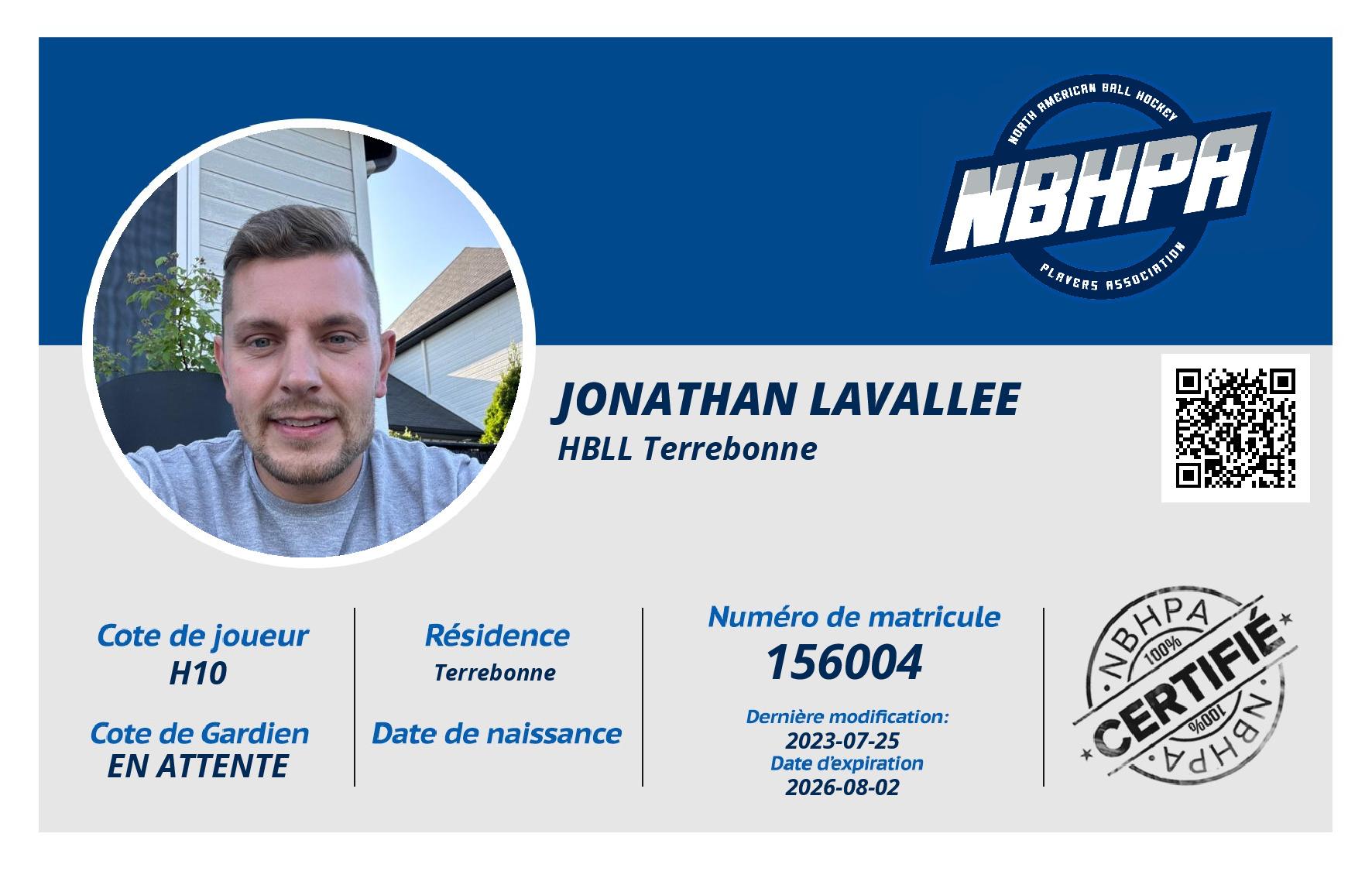 Jonathan Lavallee