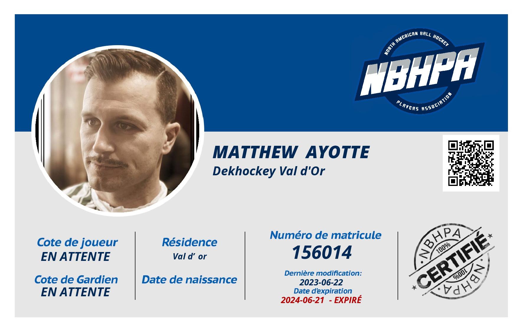 Matthew  Ayotte
