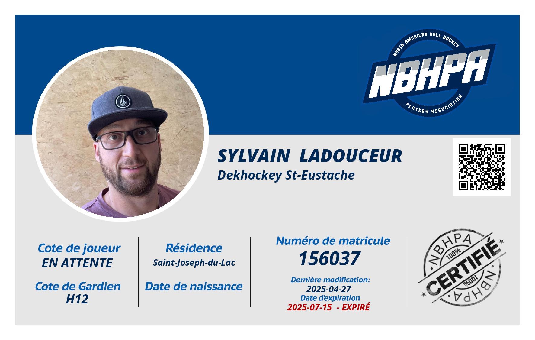 Sylvain  Ladouceur