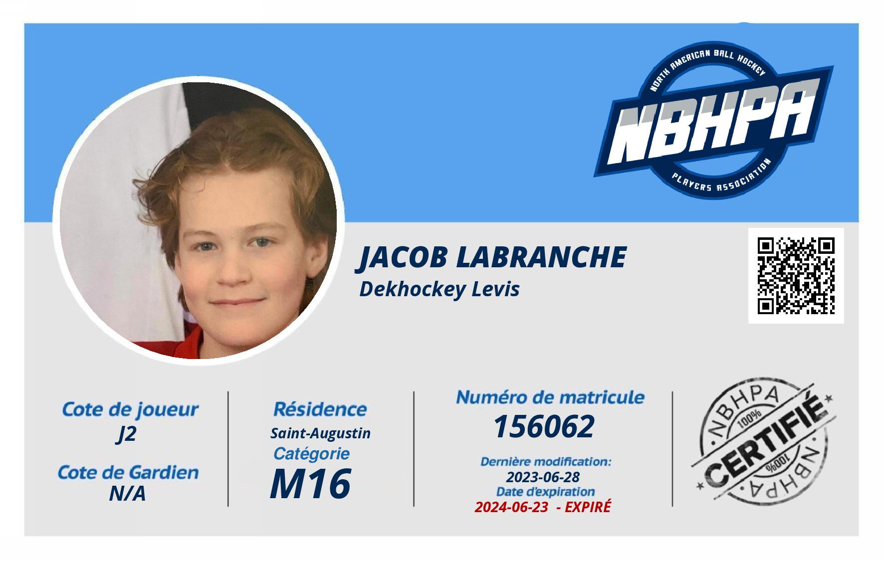 Jacob Labranche 