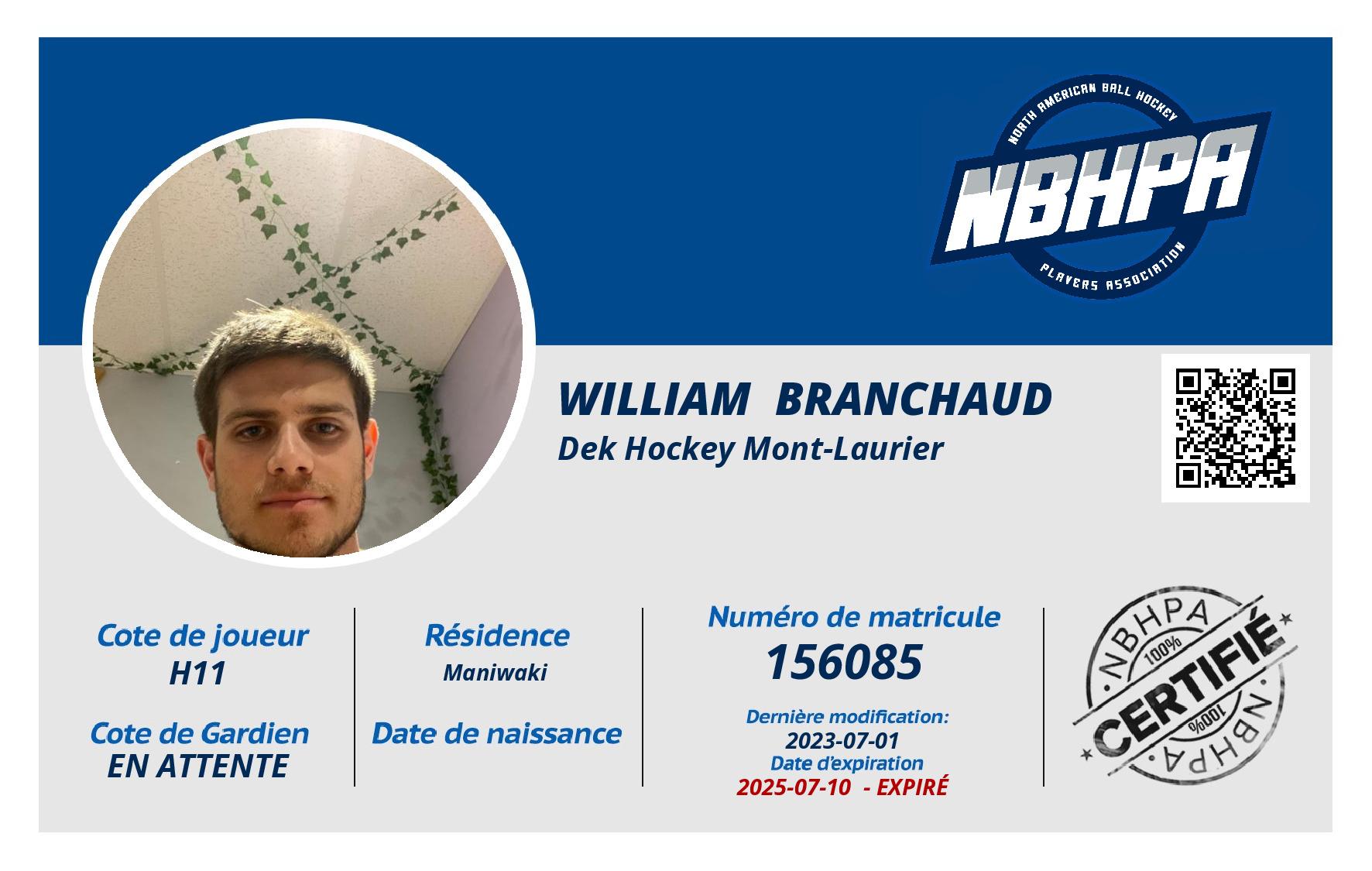 William  Branchaud