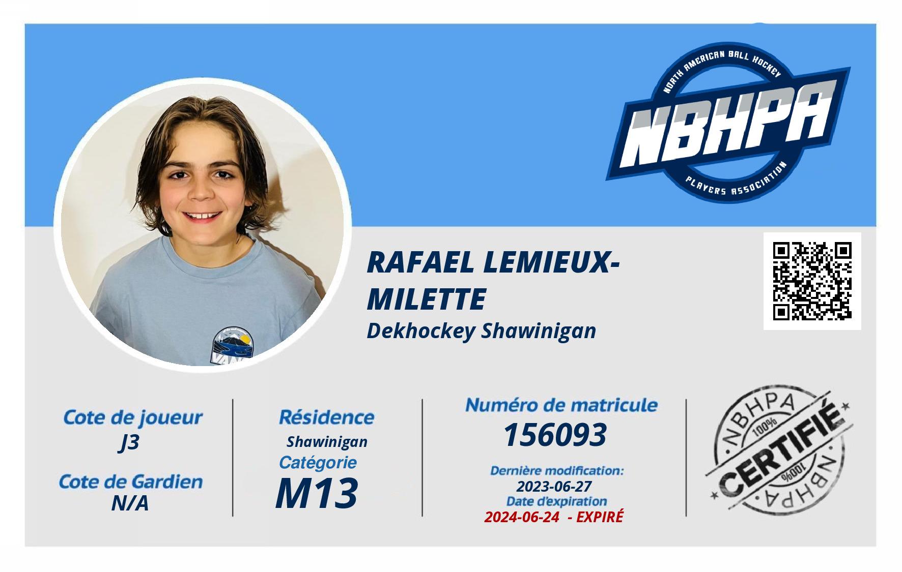 Rafael Lemieux-Milette