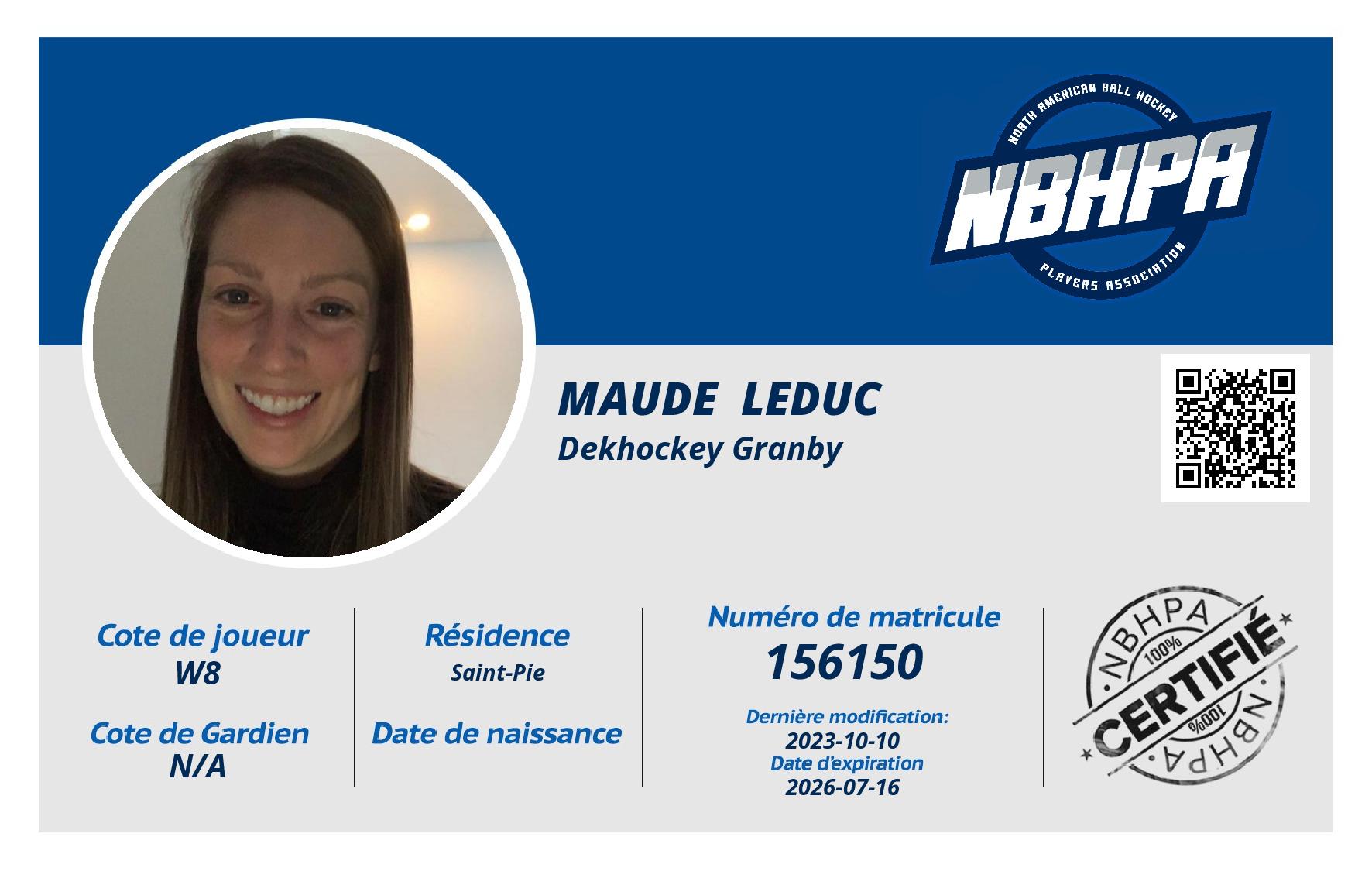 Maude  Leduc