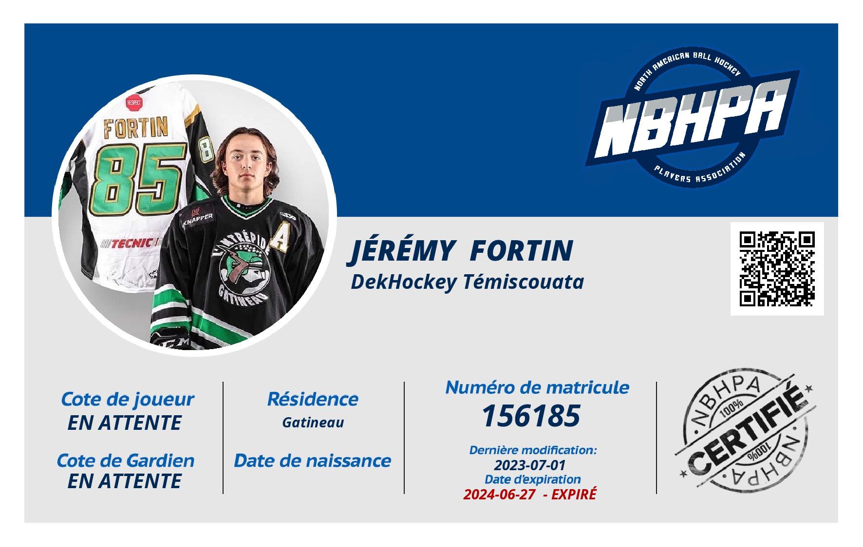 Jérémy  Fortin