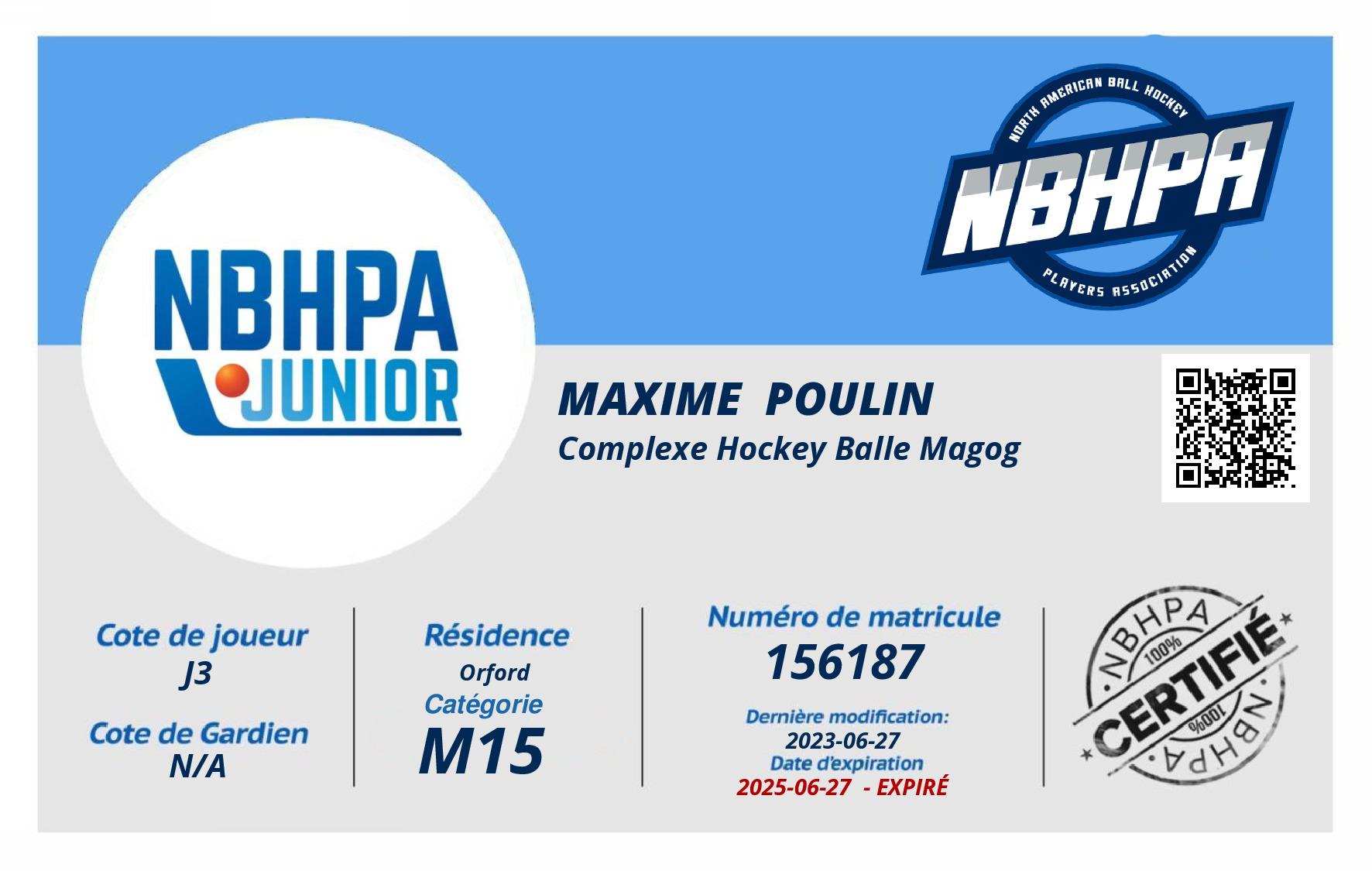 Maxime  Poulin