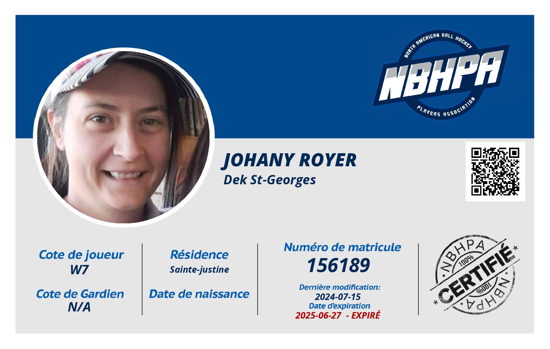 Johany Royer