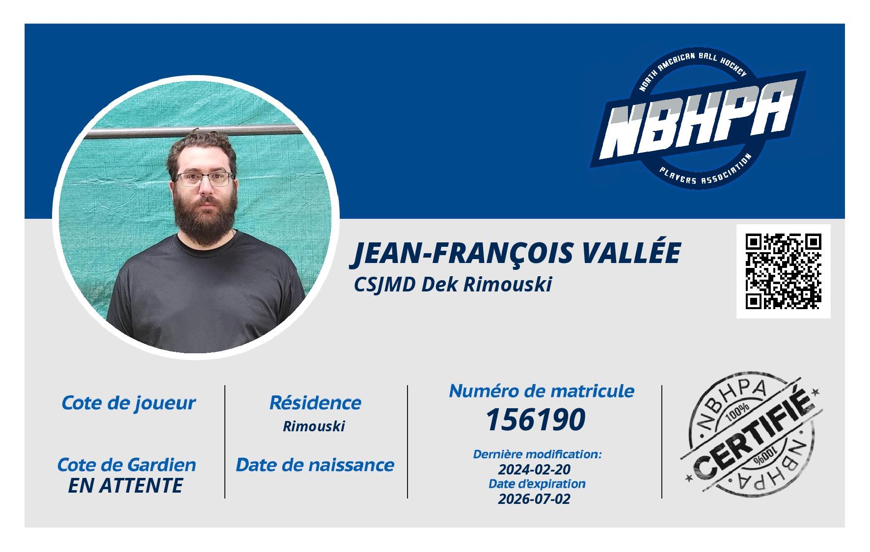 Jean-François Vallée 