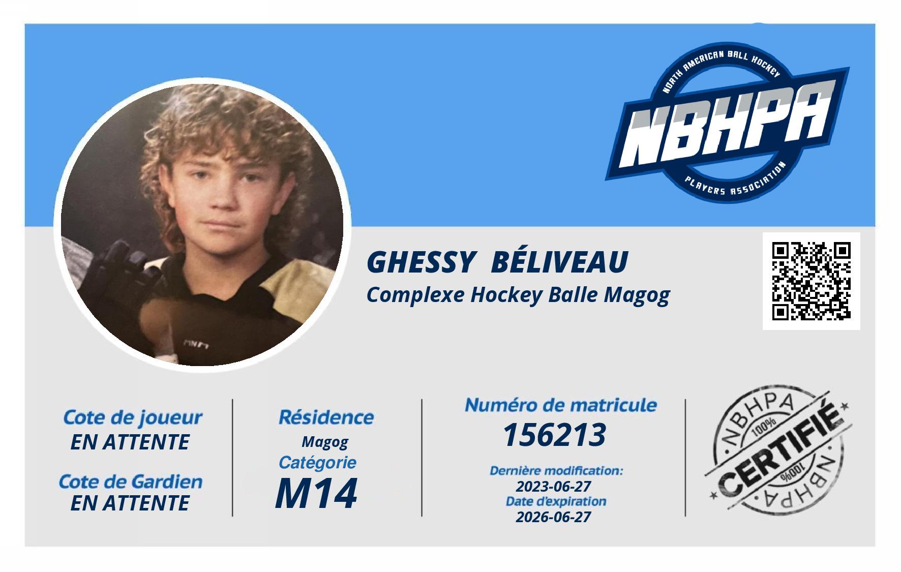 Ghessy  Béliveau 
