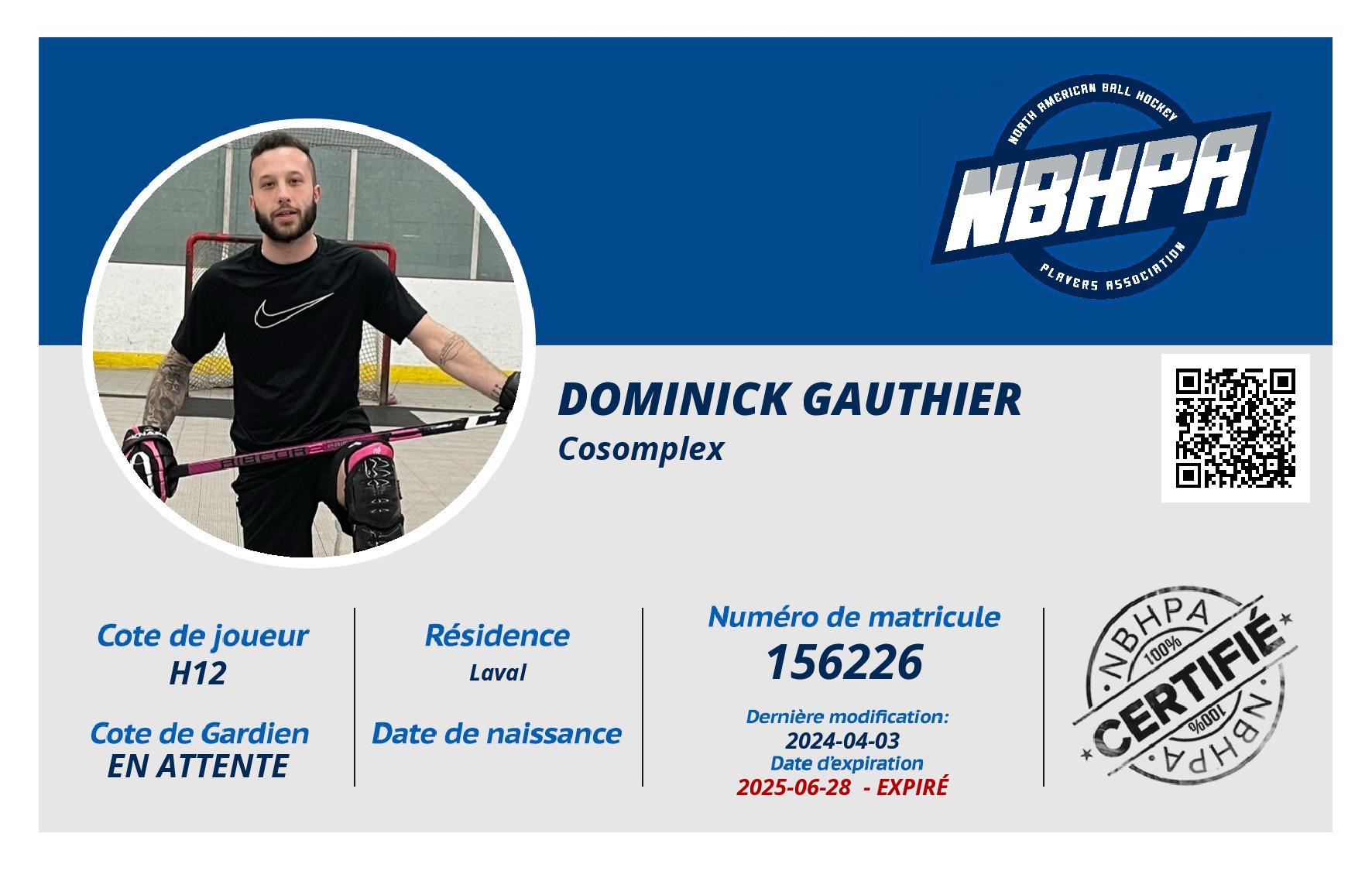 Dominick Gauthier