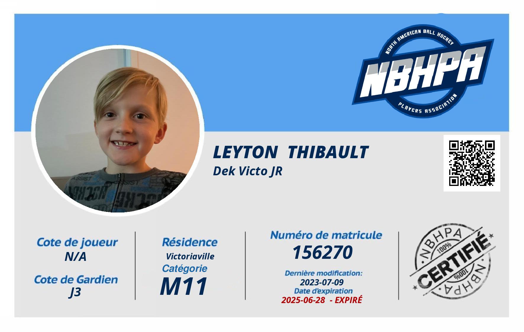 Leyton  Thibault 