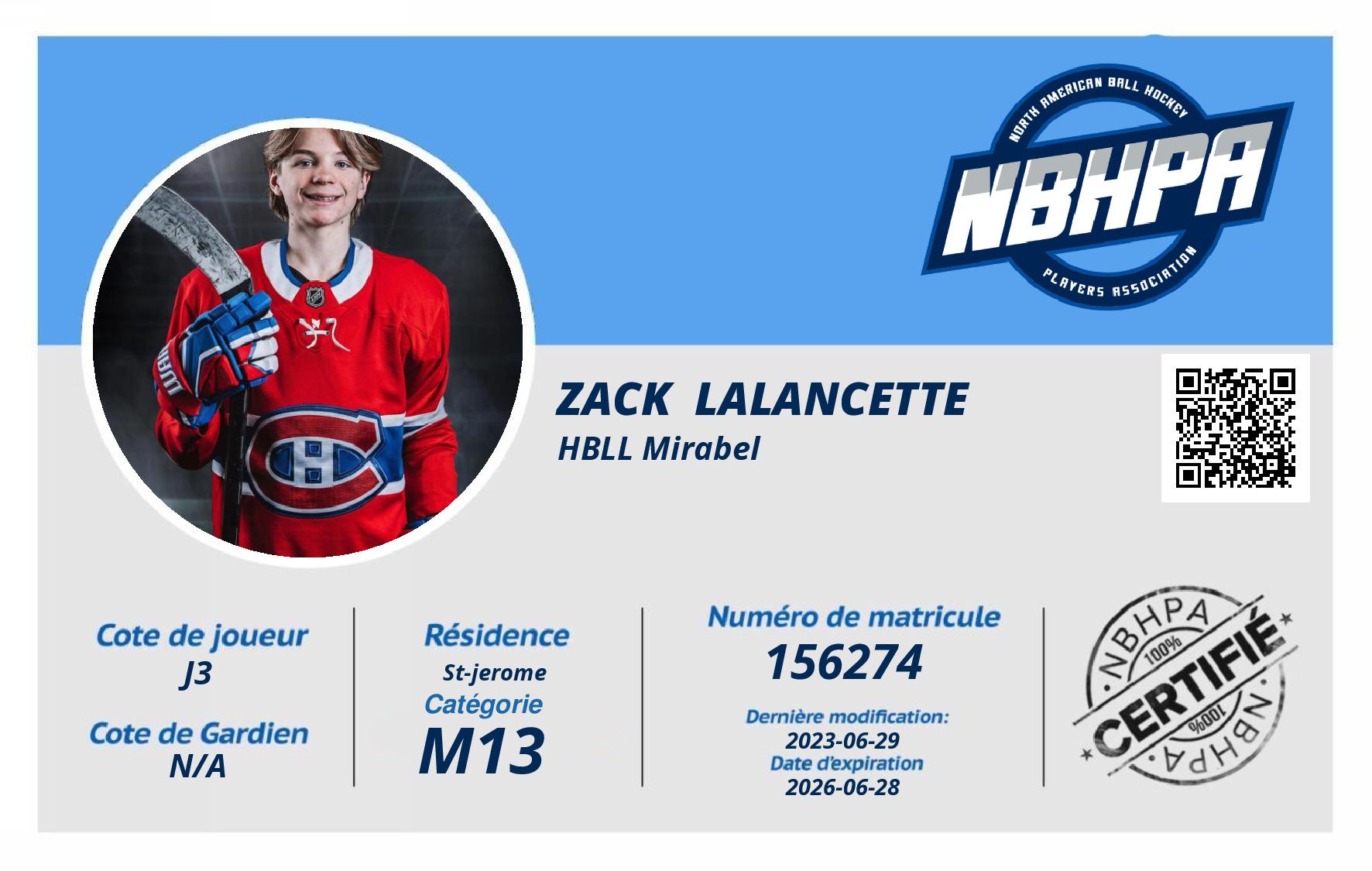 Zack  Lalancette 