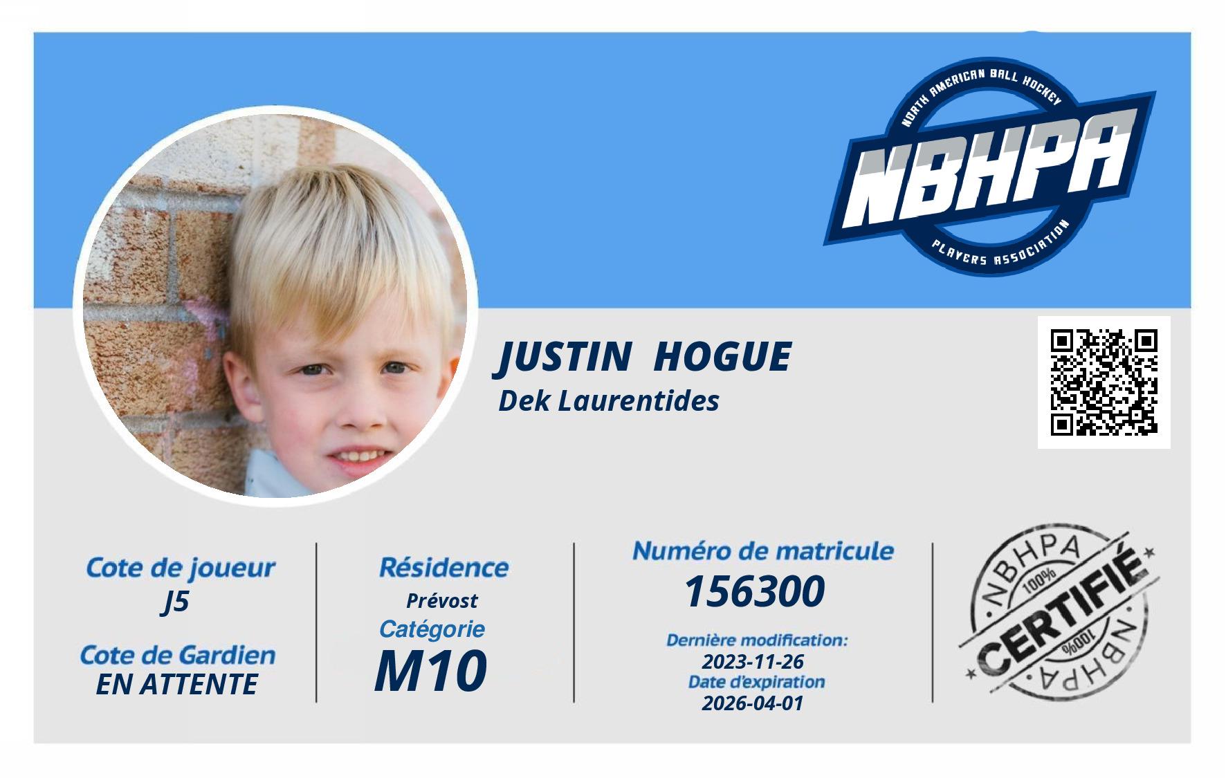 Justin  Hogue 