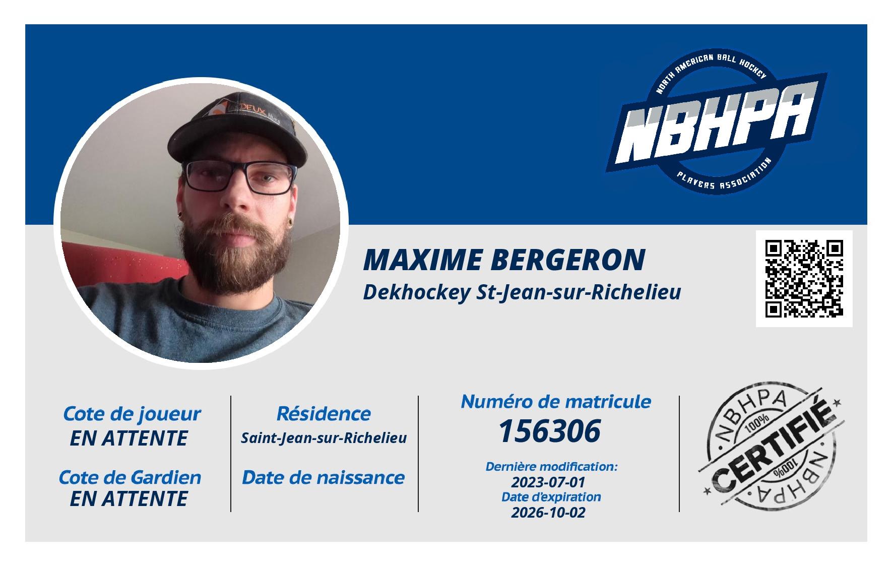 Maxime Bergeron