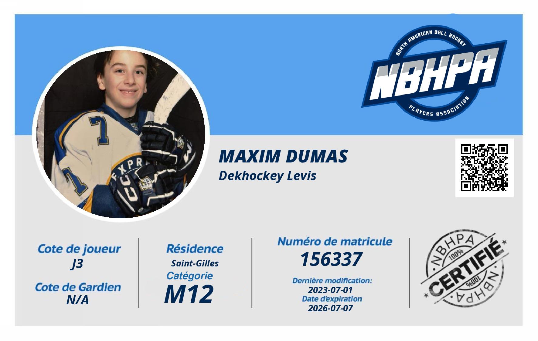 Maxim Dumas