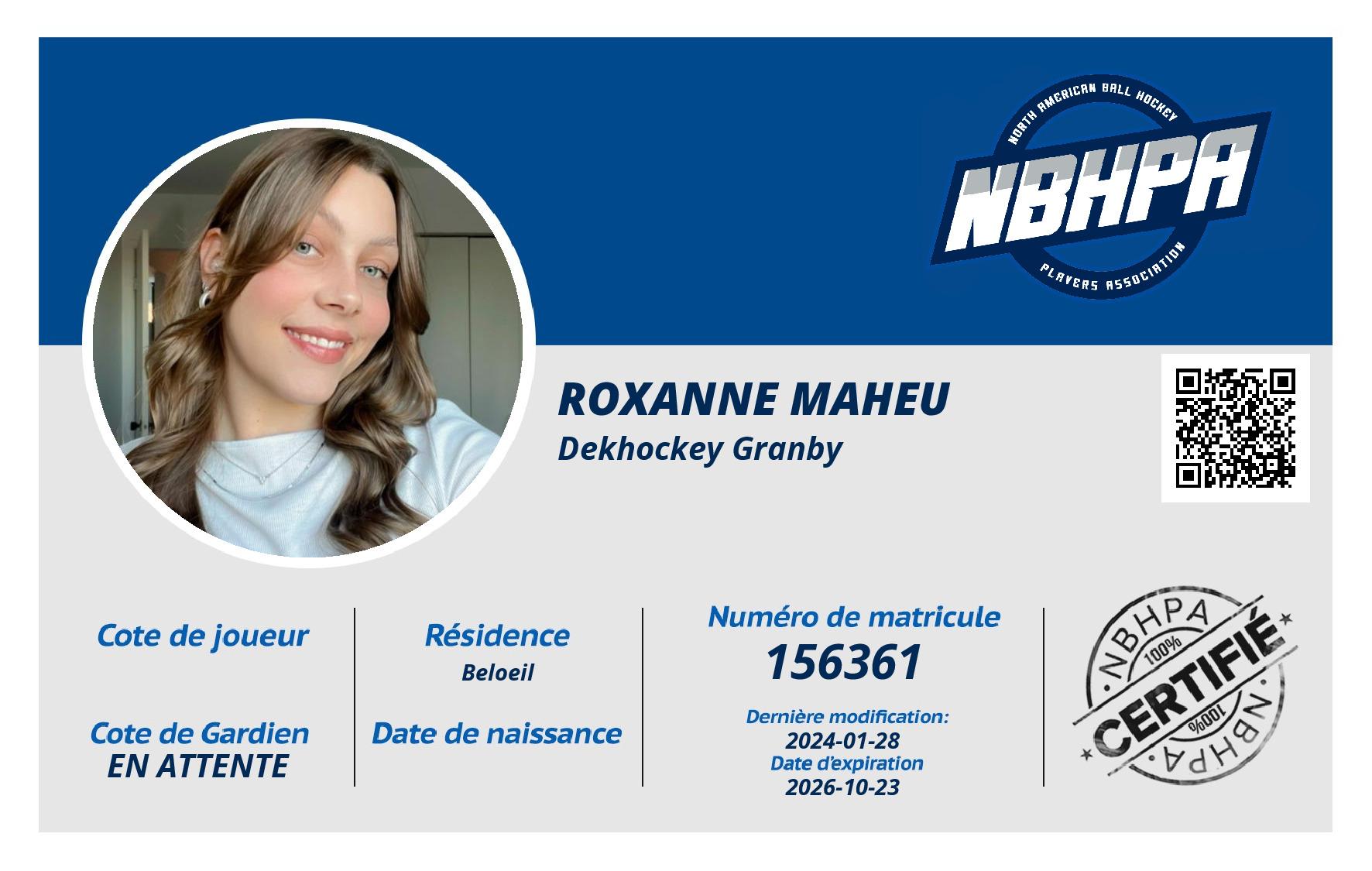 Roxanne Maheu