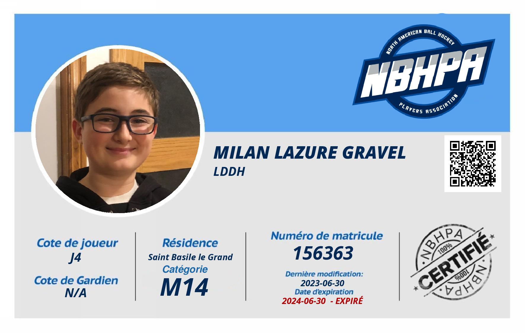 Milan Lazure Gravel