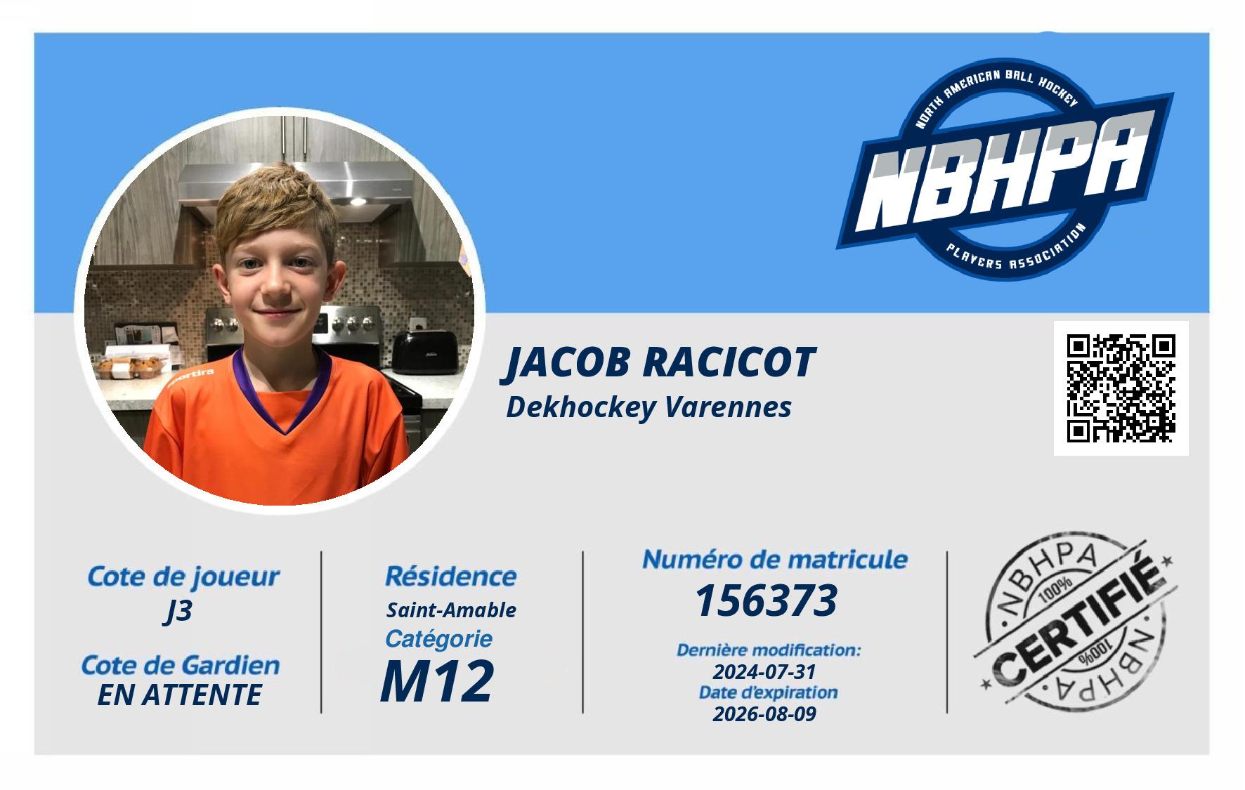 Jacob Racicot