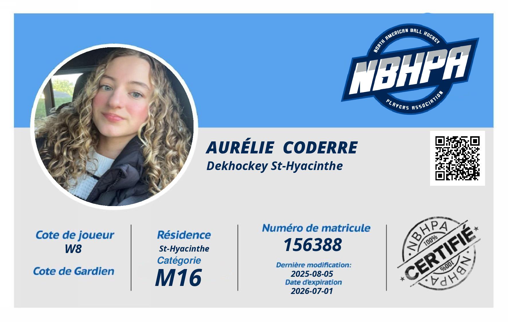 Aurélie  Coderre 
