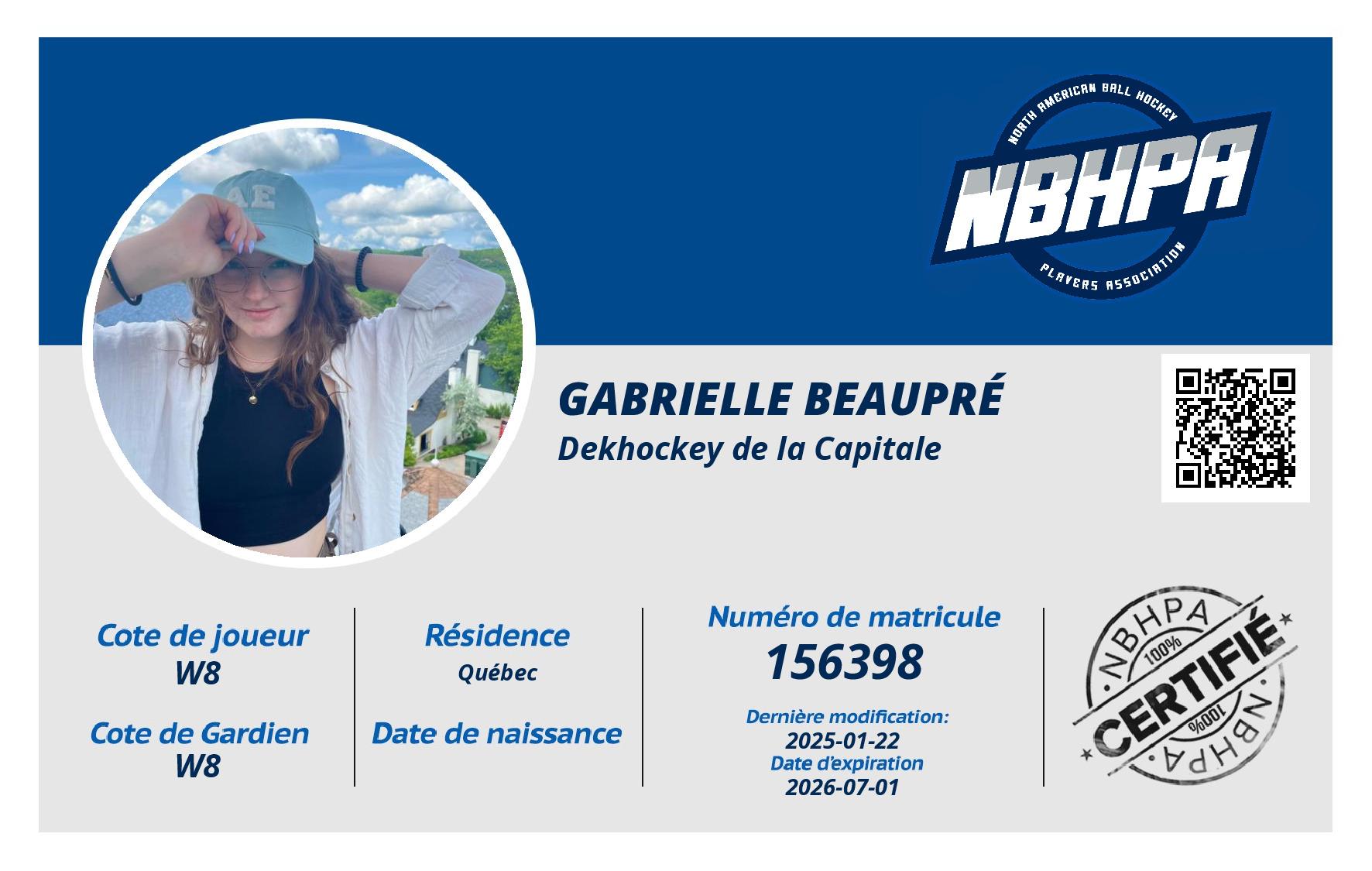 Gabrielle Beaupré