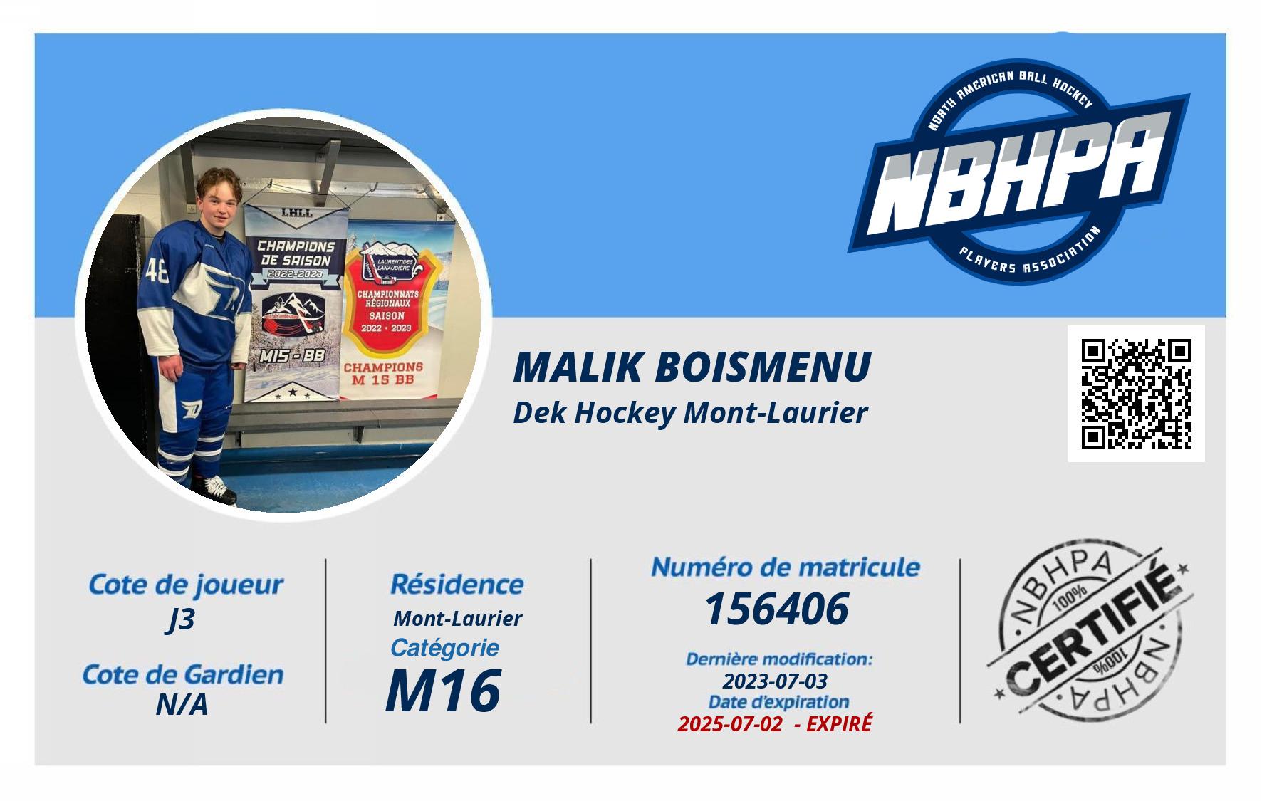 Malik Boismenu