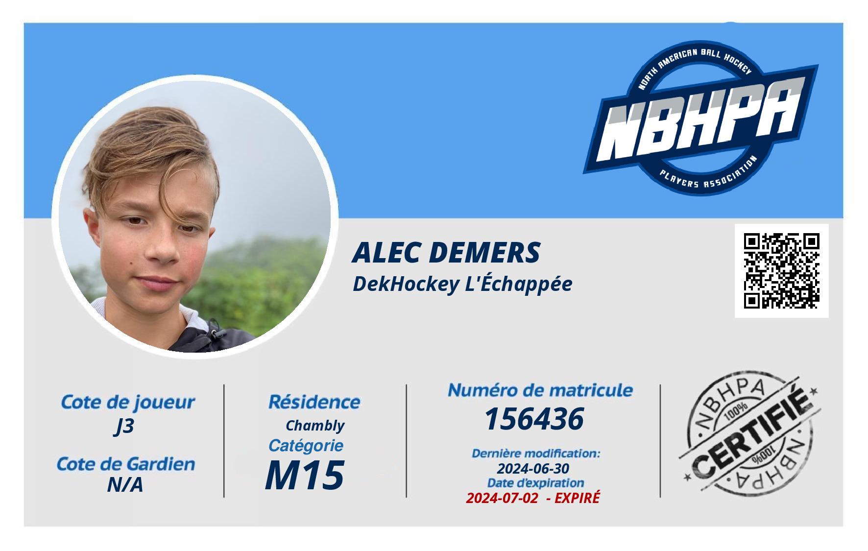 Alec Demers