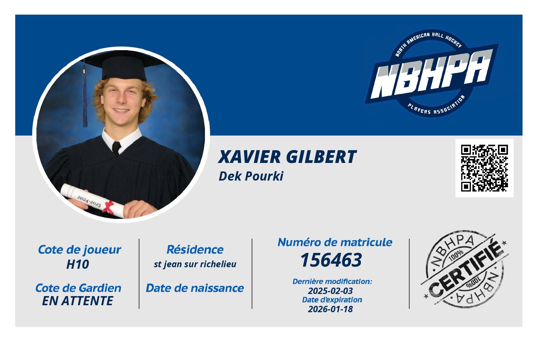 Xavier Gilbert