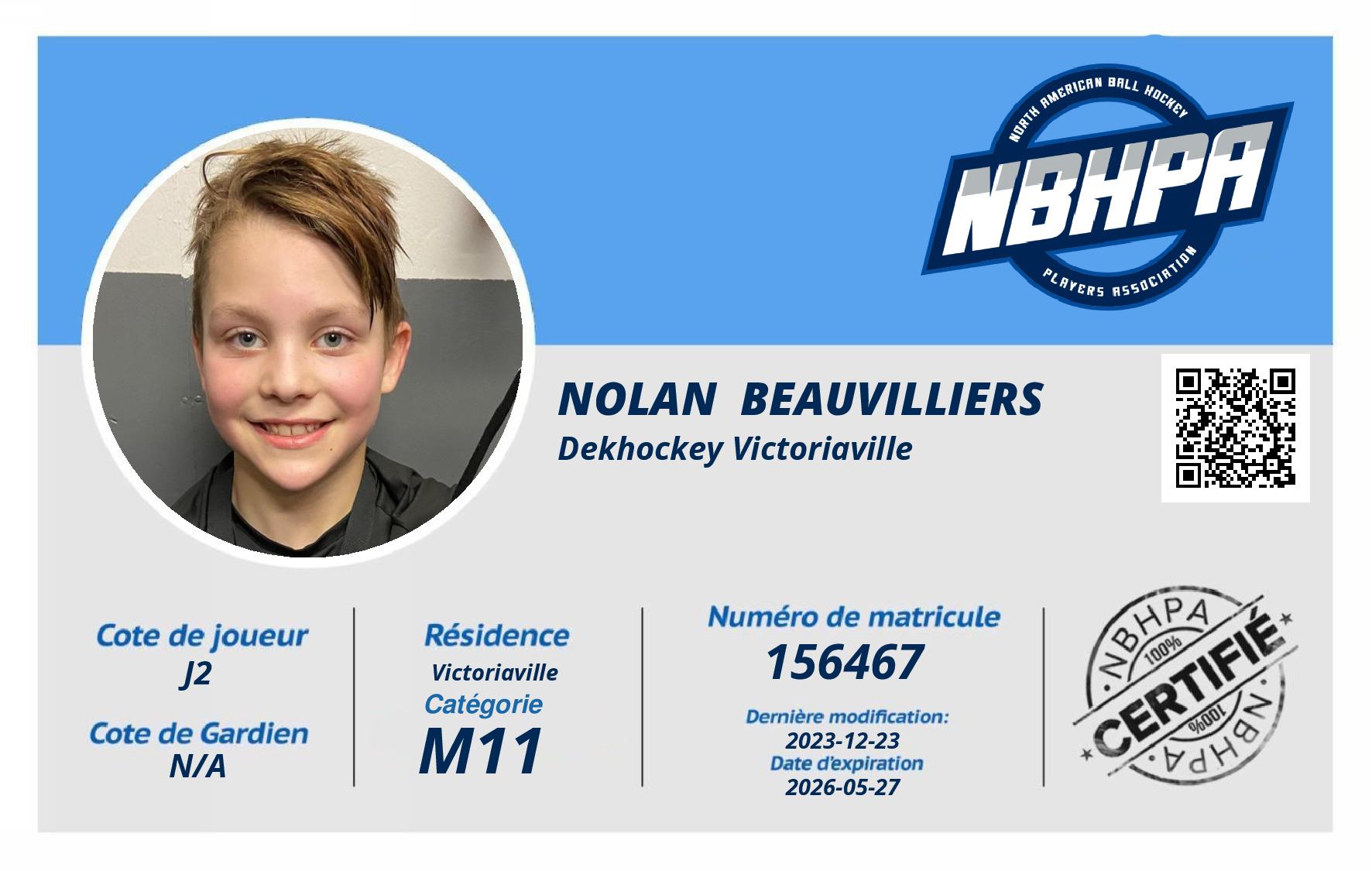 Nolan  Beauvilliers 