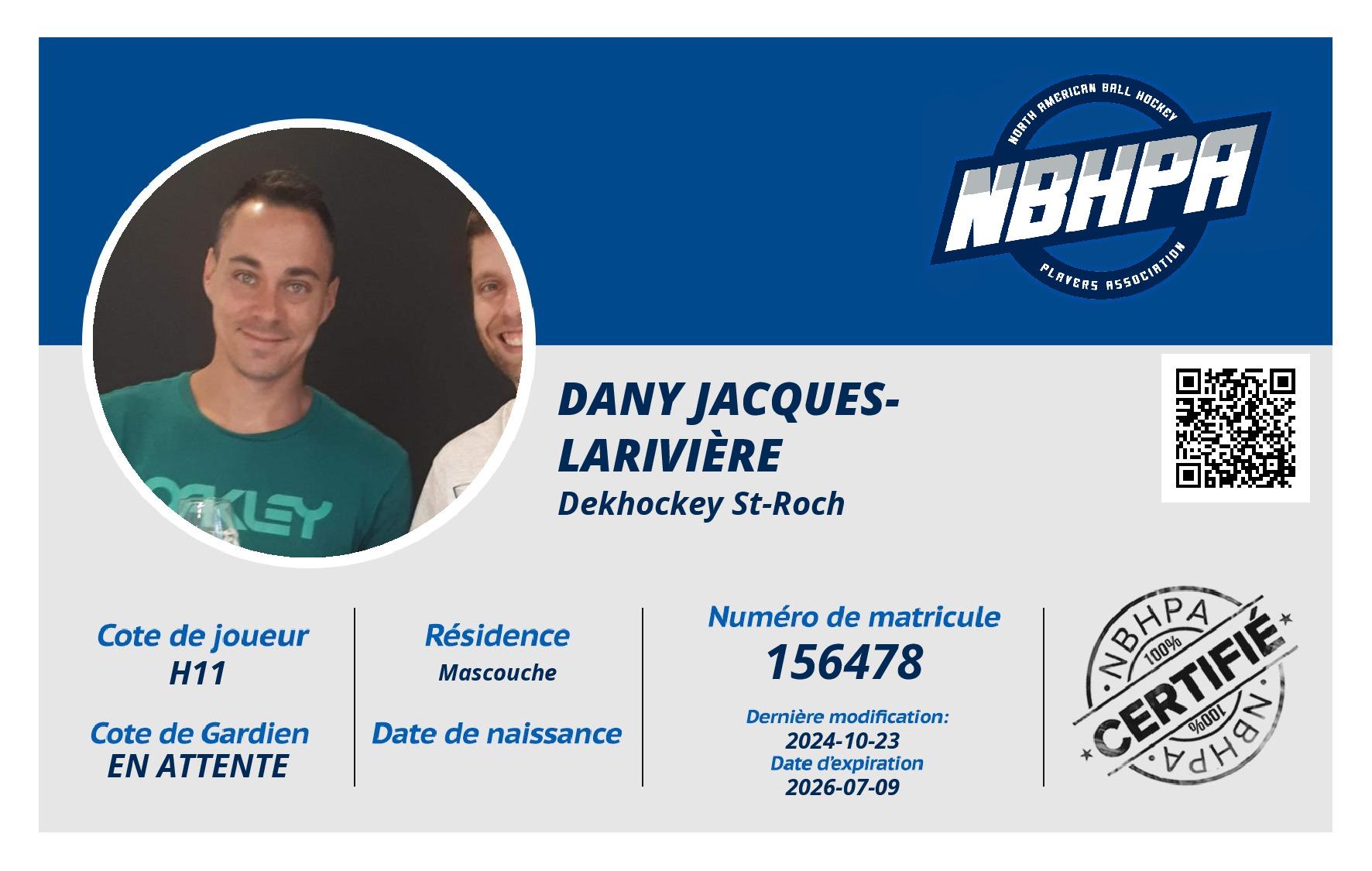Dany Jacques-Larivière