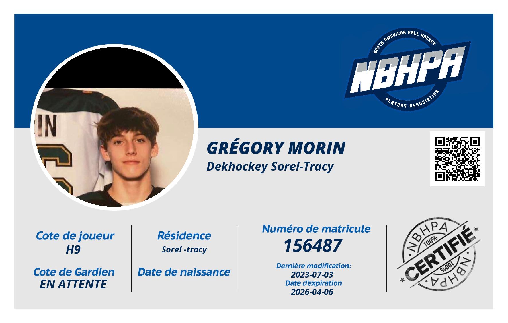 Grégory Morin 