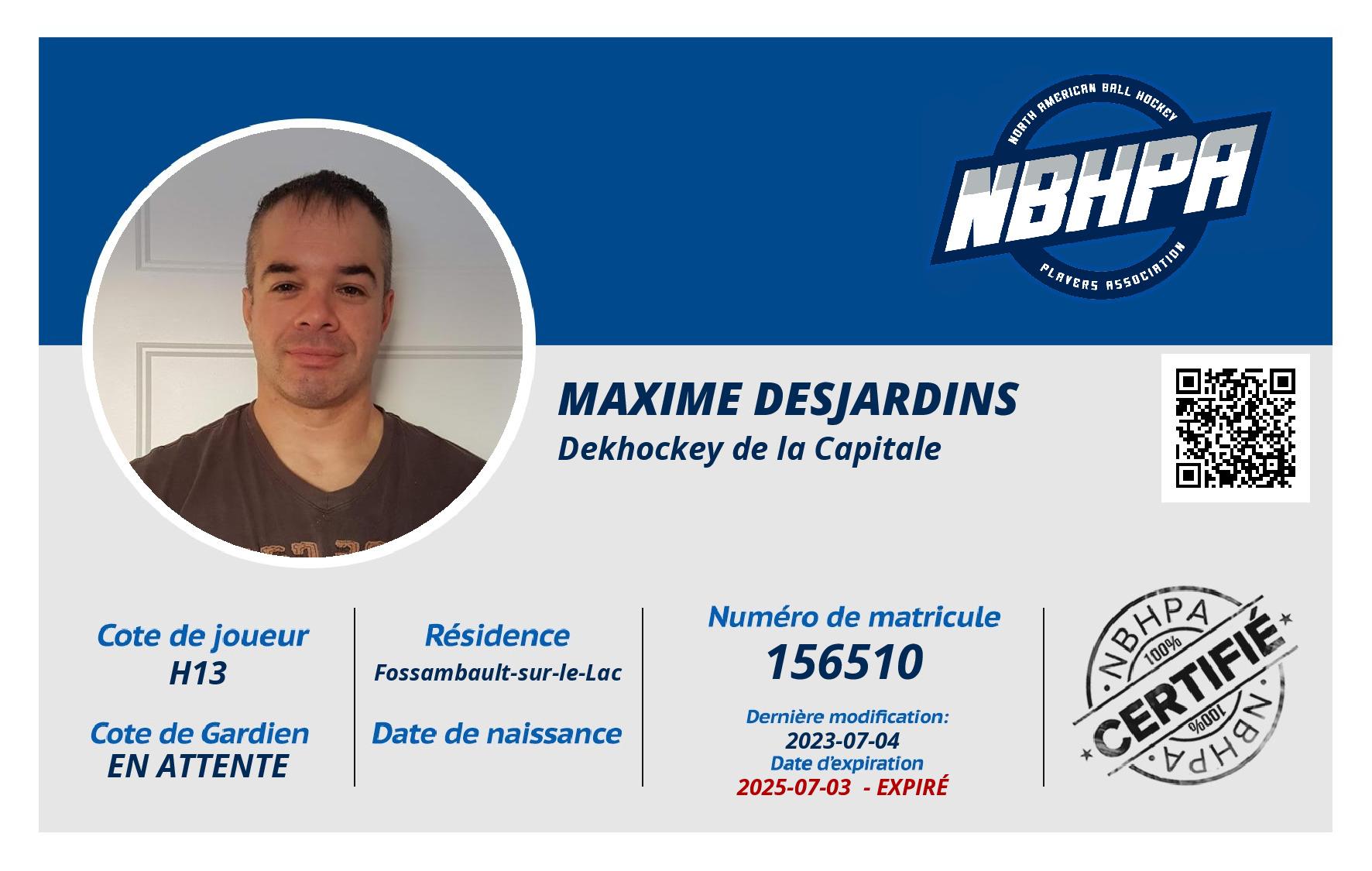 Maxime Desjardins