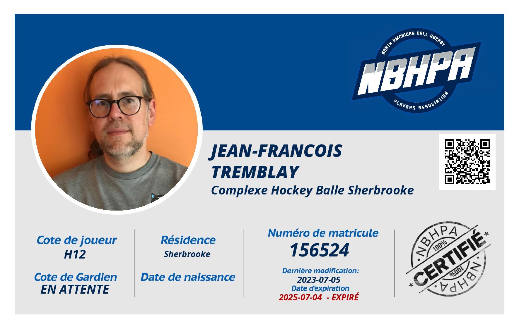 Jean-Francois  Tremblay 