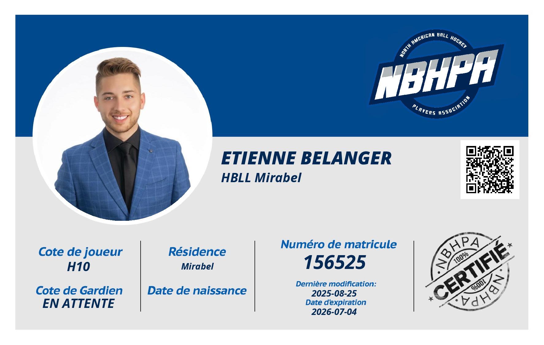 Etienne Belanger