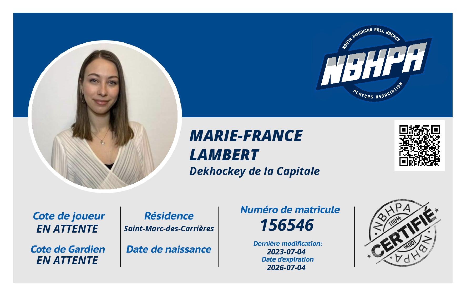 Marie-France Lambert