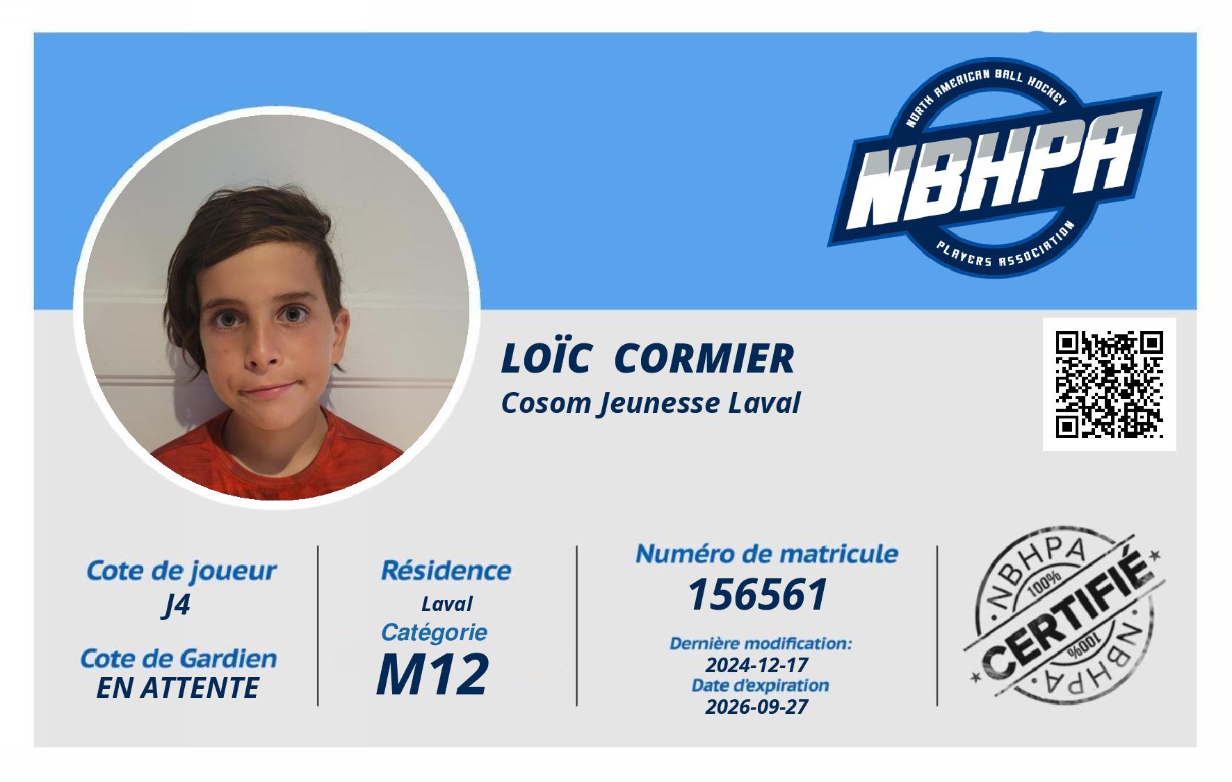 Loïc  Cormier