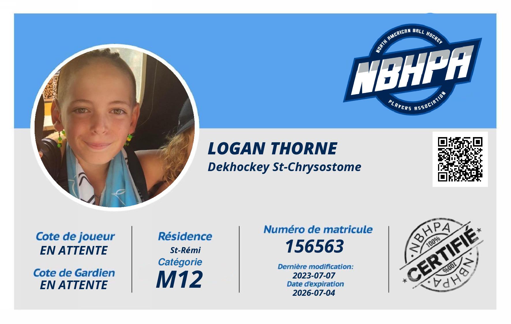 Logan Thorne