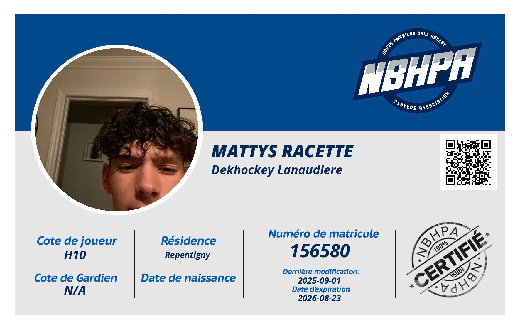 Mattys Racette