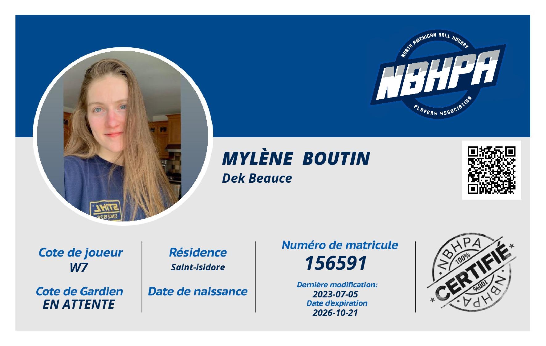 Mylène  Boutin