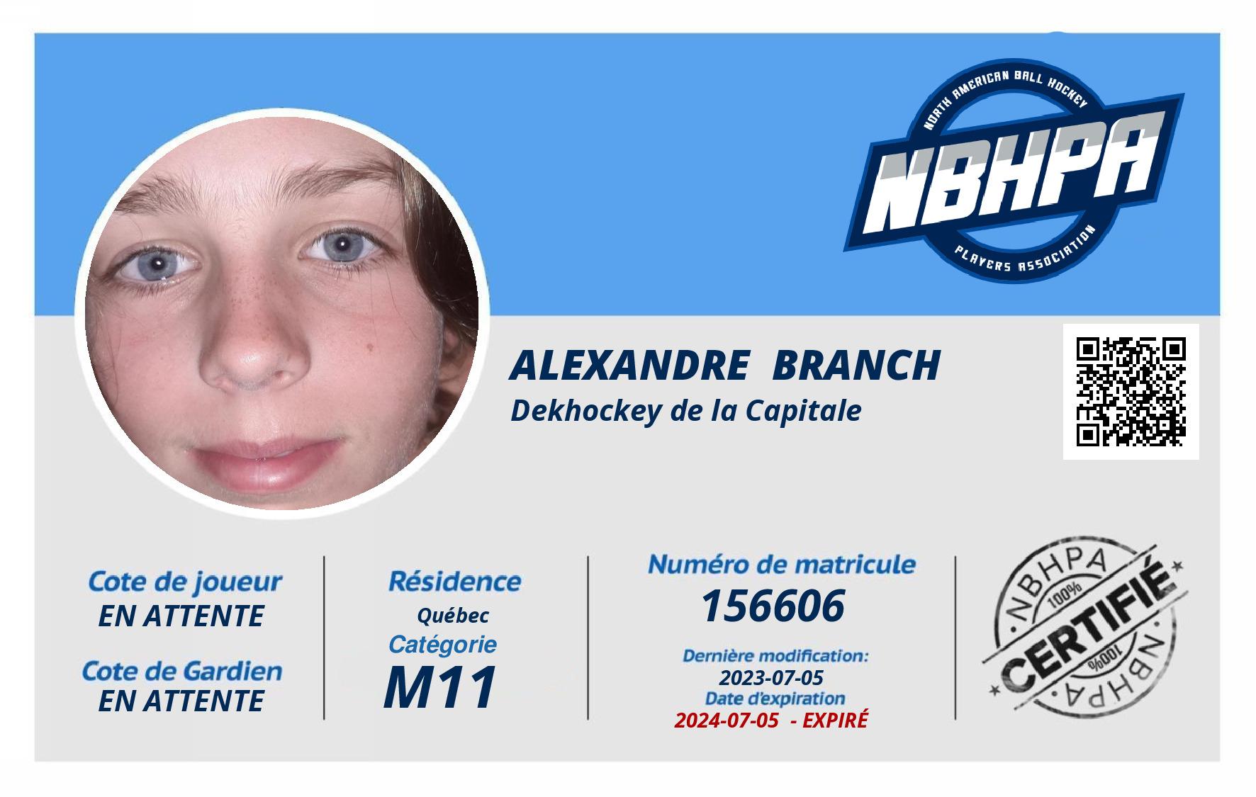Alexandre  Branch 