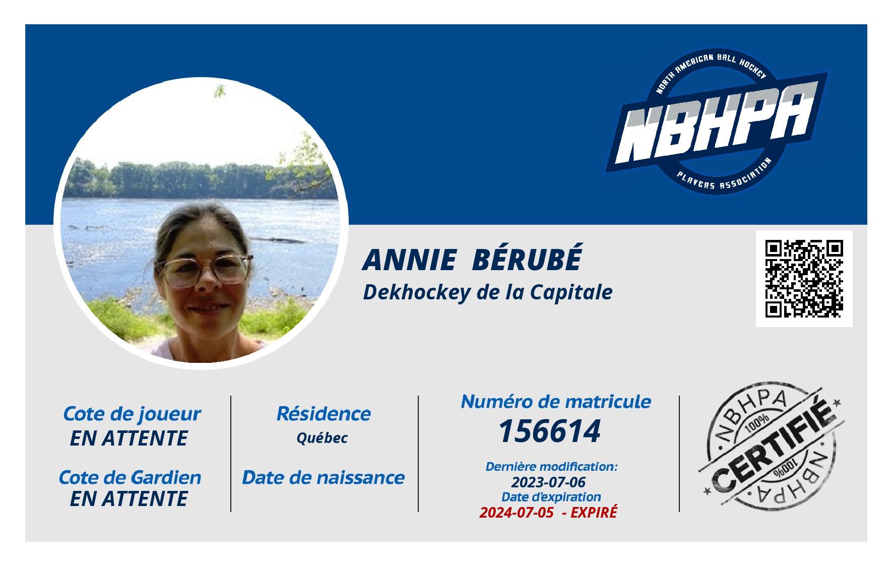 Annie  Bérubé 