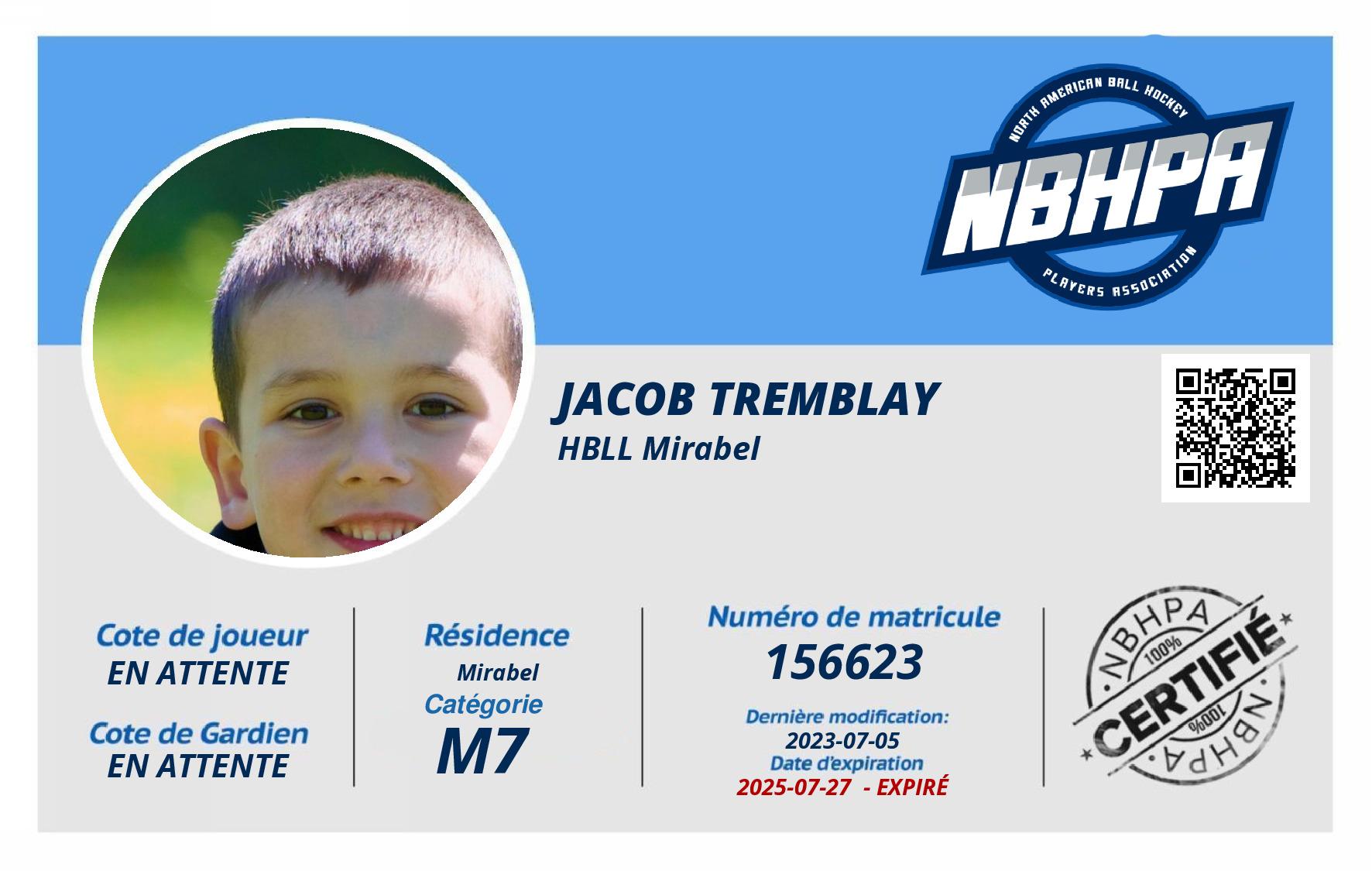 Jacob Tremblay