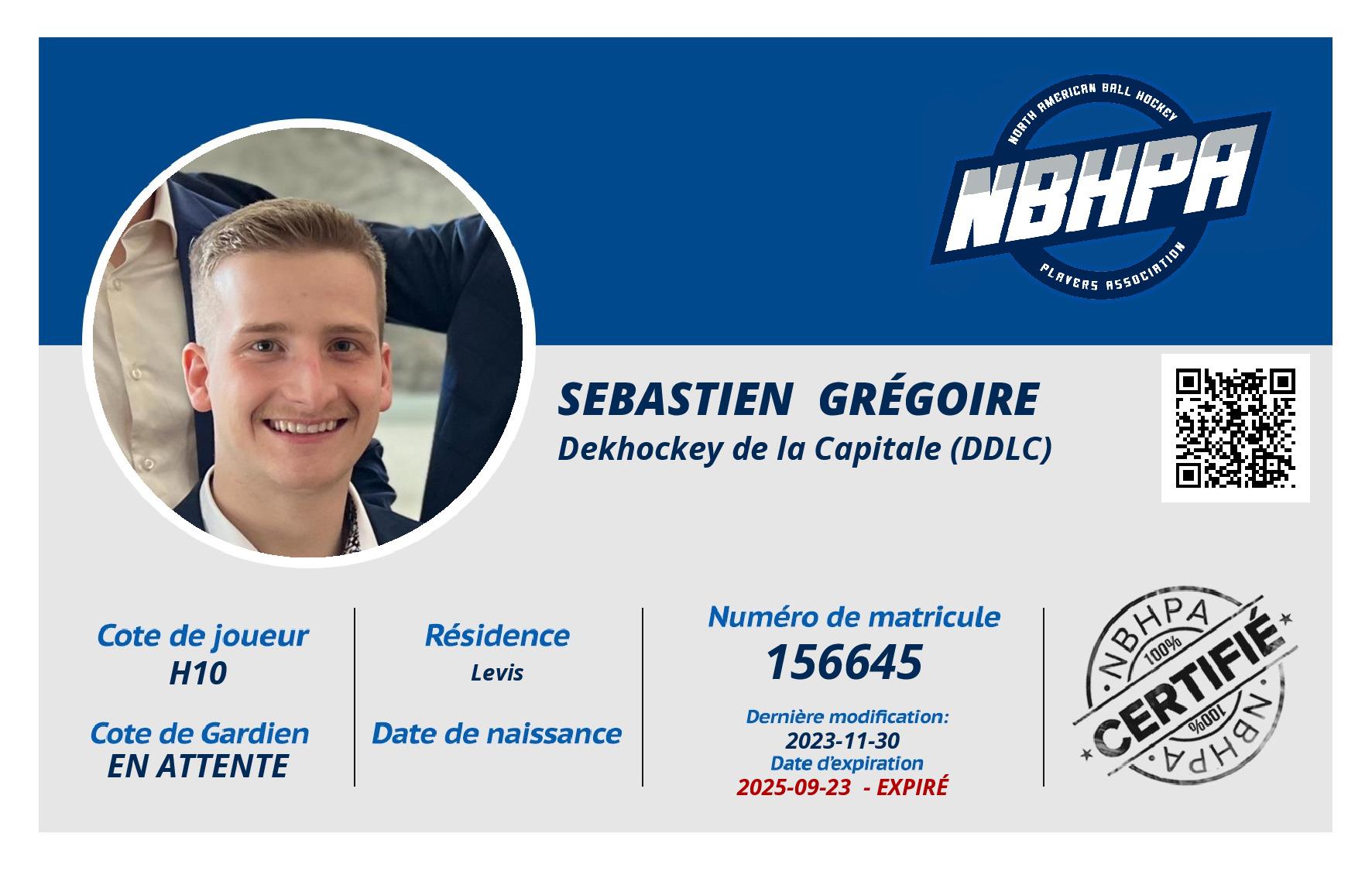 Sebastien  Grégoire 