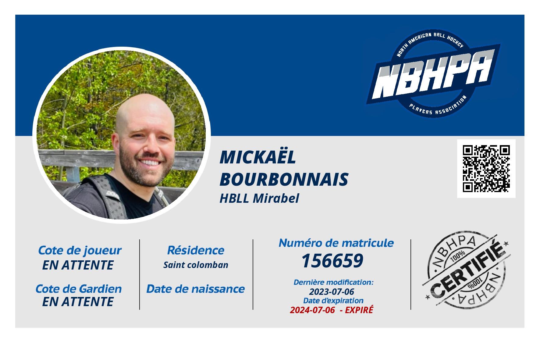 Mickaël  Bourbonnais