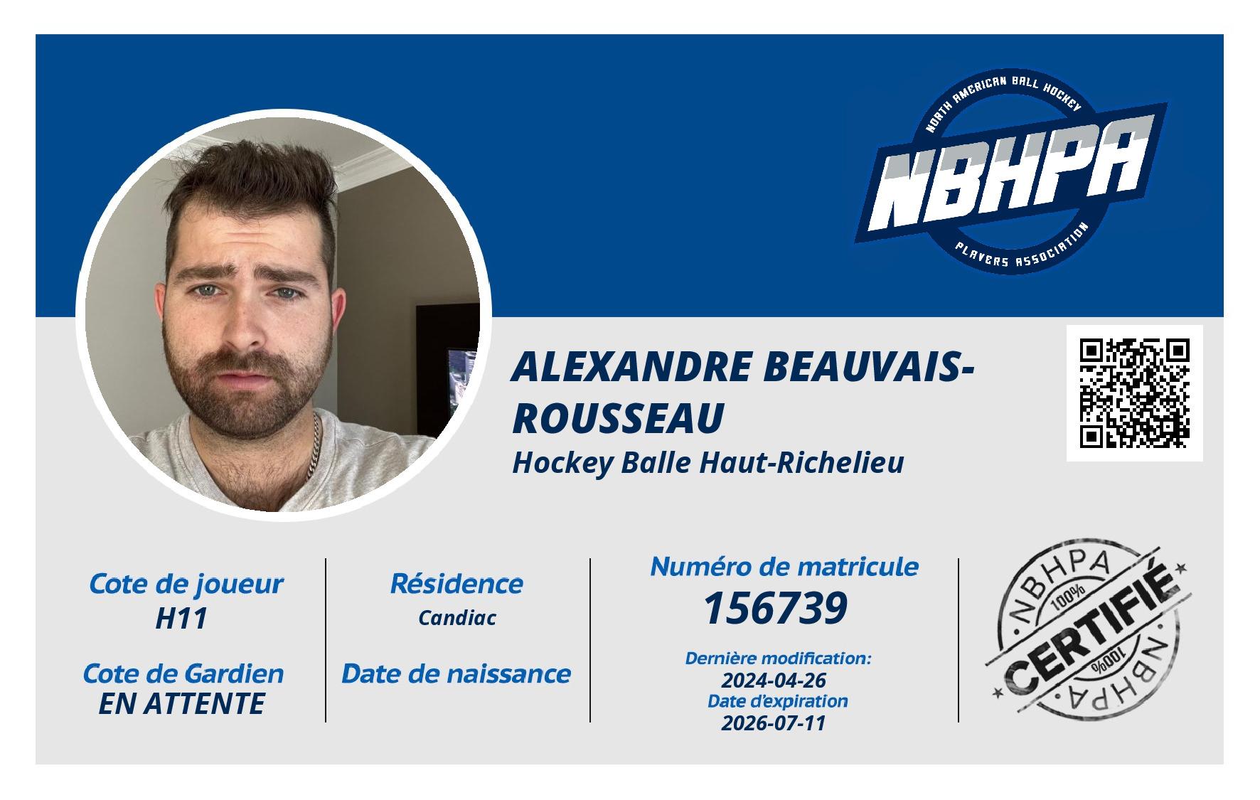 Alexandre Beauvais-Rousseau