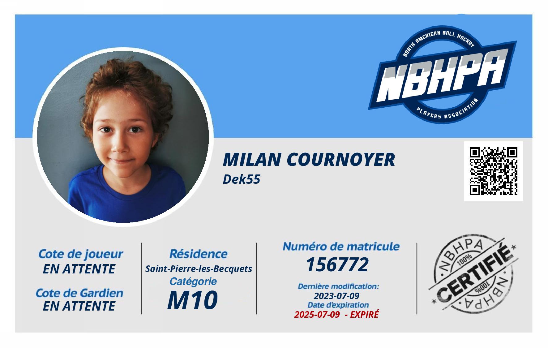 Milan Cournoyer 