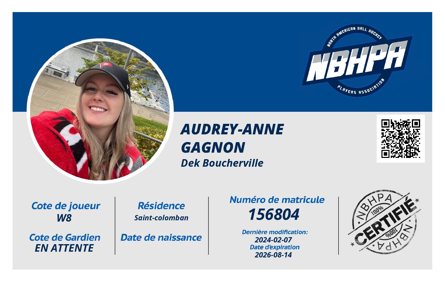 Audrey-Anne  Gagnon