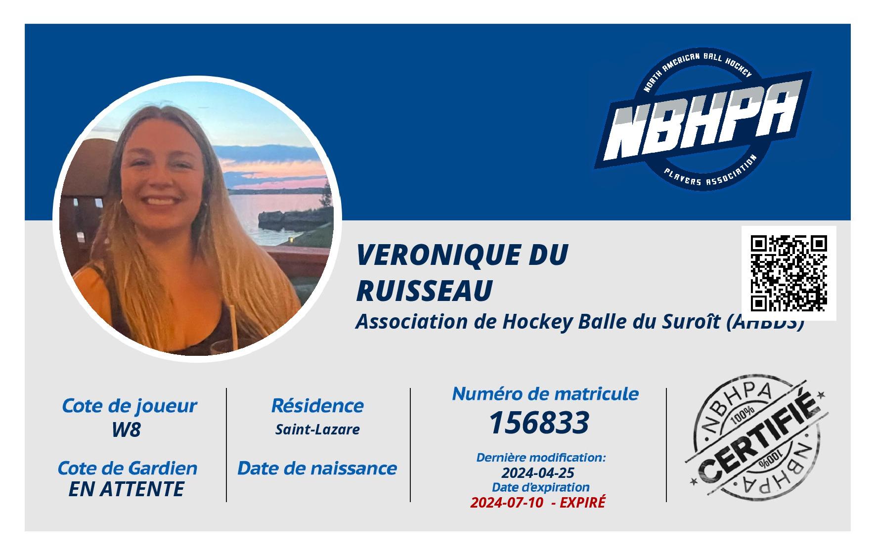 Veronique Du Ruisseau