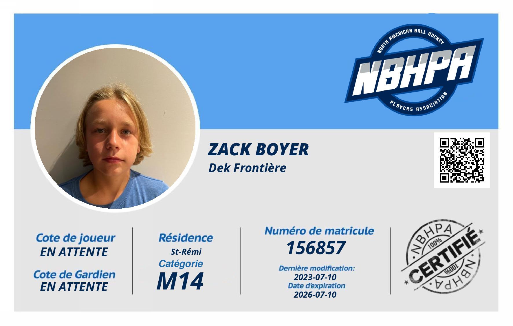 Zack Boyer