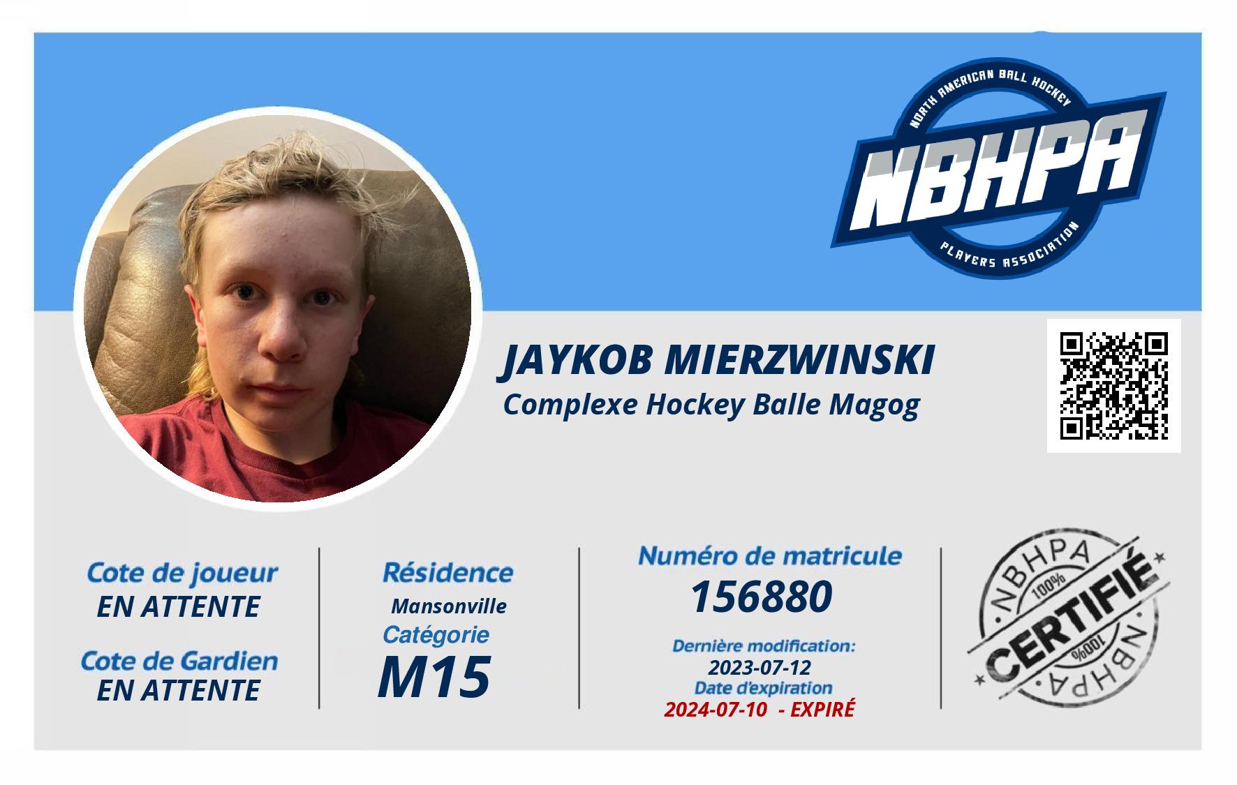 Jaykob Mierzwinski